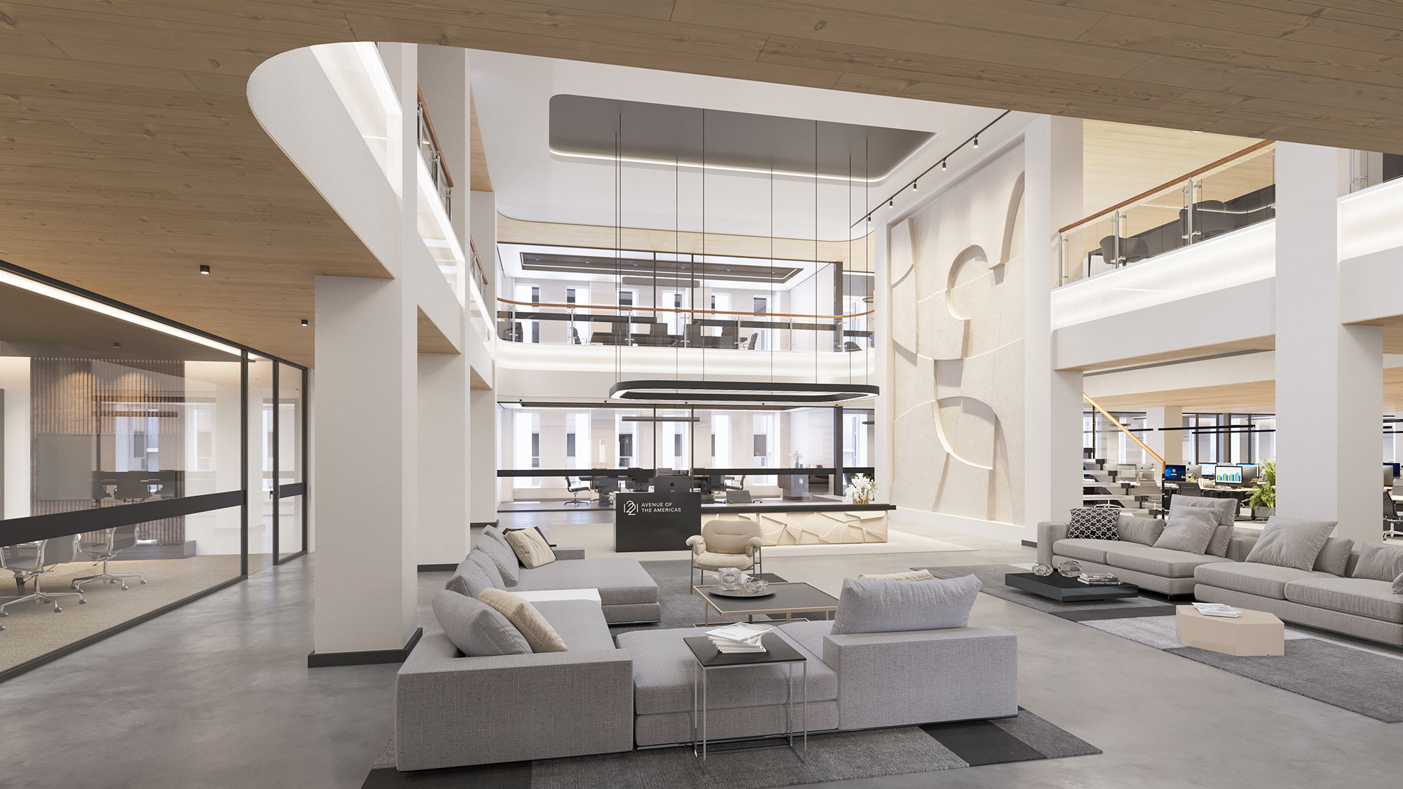 Å stunning open-air corporate reception with ivory stone details