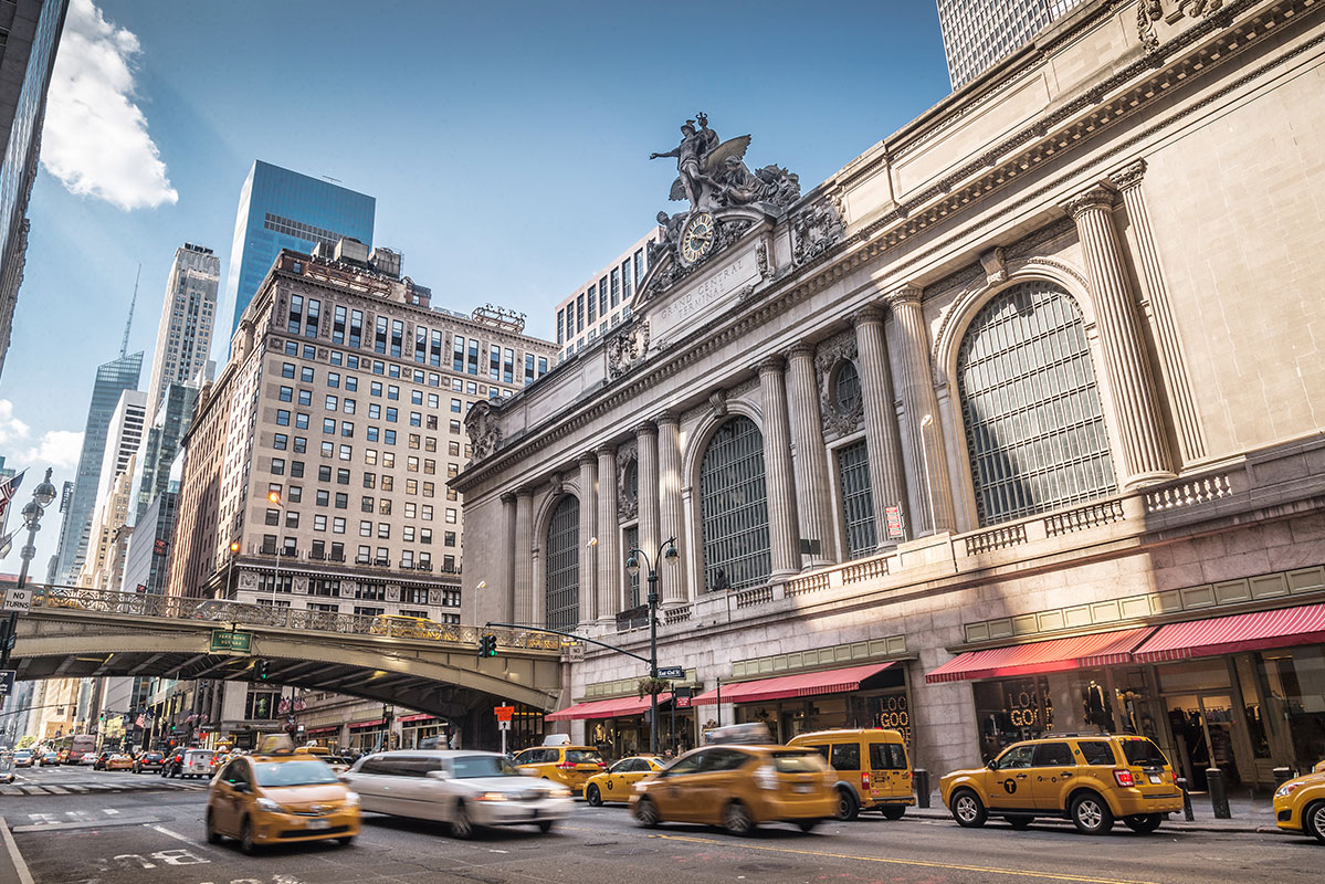 Exterior view on Grand Central Station in New York City